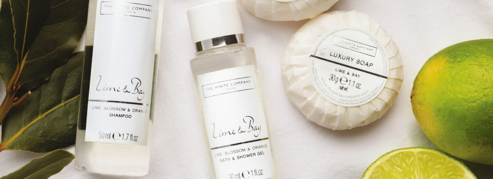 The White Company Lime and bay