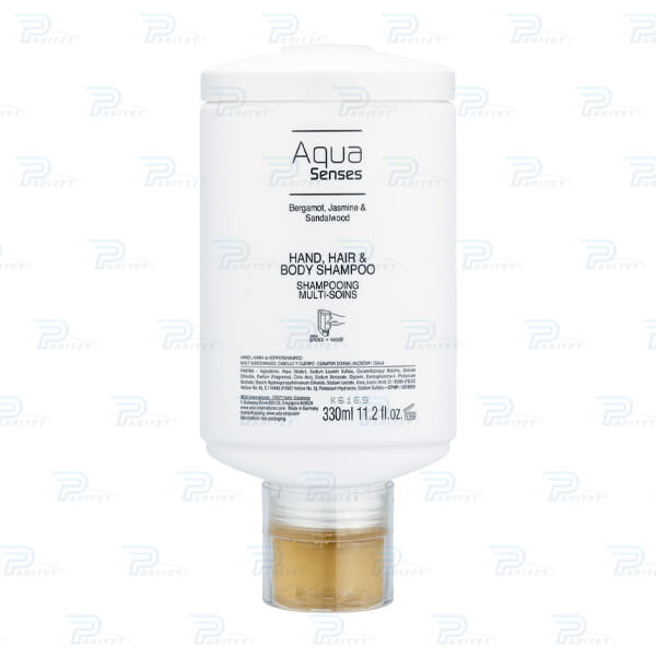 Шампунь для рук, тела и волос Aqua Senses 330 мл press and wash